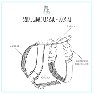 Szelki Guard Classic 37mm Cyber Dog